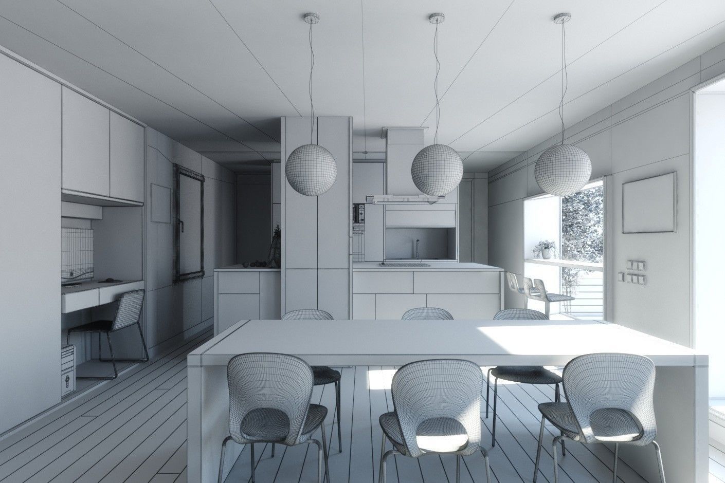 Archinteriors vol 45 - Scandinavian interior scenes 3D model_7