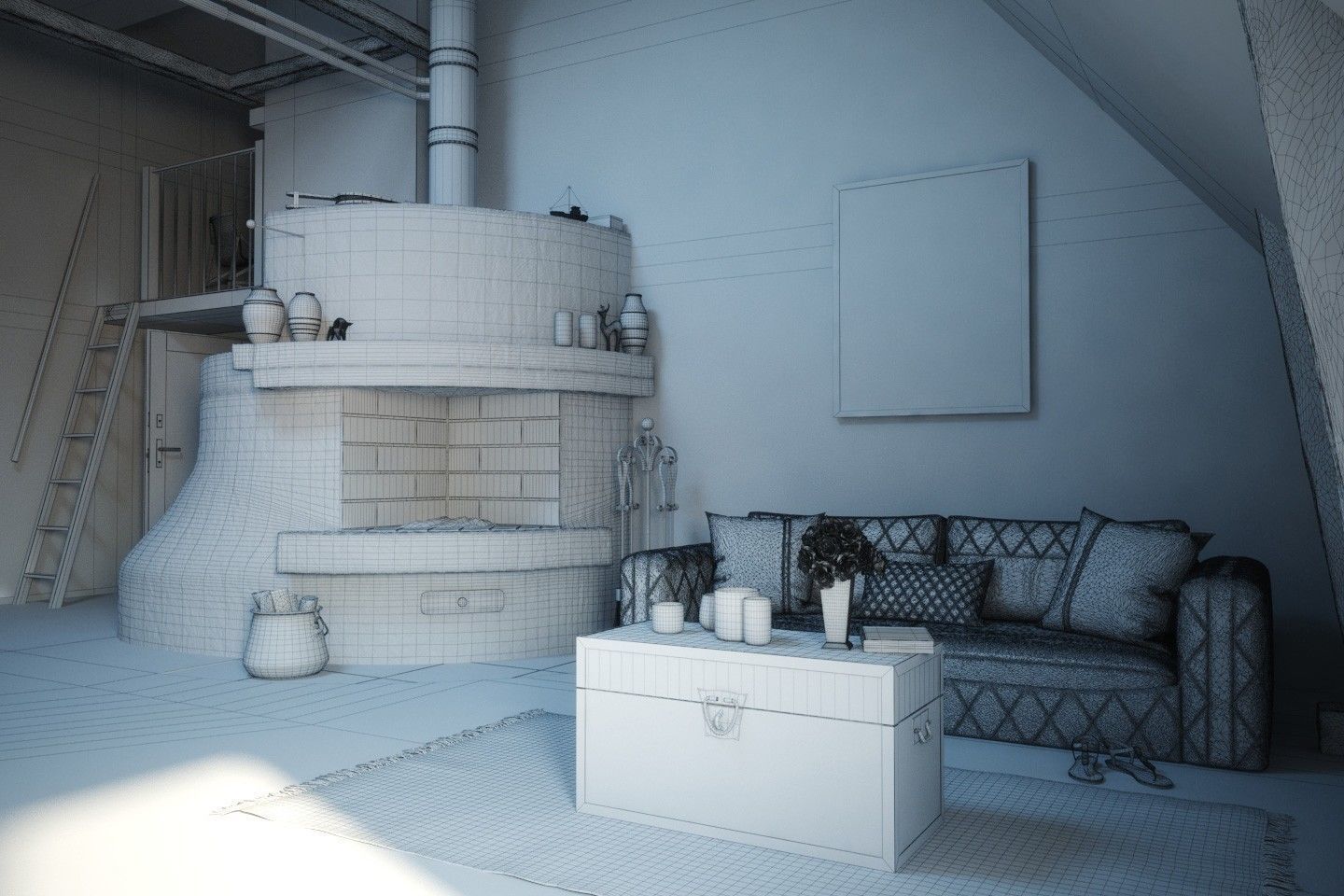 Archinteriors vol 45 - Scandinavian interior scenes 3D model_39
