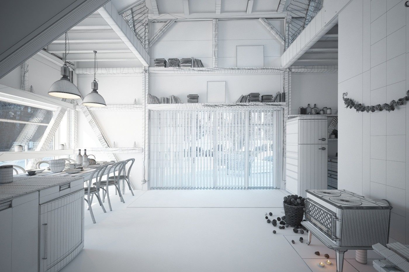 Archinteriors vol 45 - Scandinavian interior scenes 3D model_35