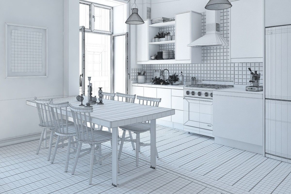 Archinteriors vol 45 - Scandinavian interior scenes 3D model_17