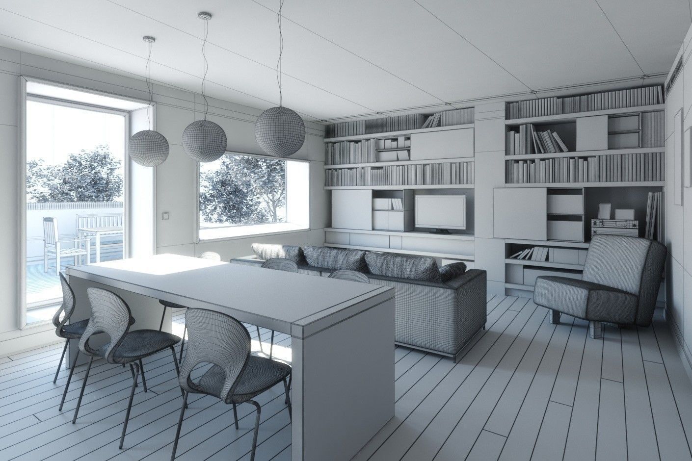 Archinteriors vol 45 - Scandinavian interior scenes 3D model_5