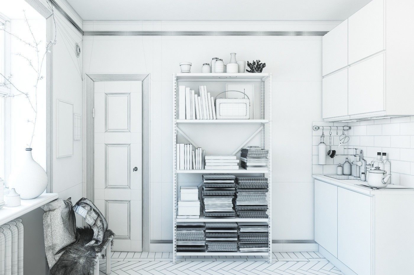 Archinteriors vol 45 - Scandinavian interior scenes 3D model_11