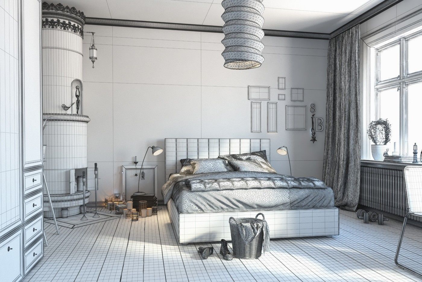 Archinteriors vol 45 - Scandinavian interior scenes 3D model_1