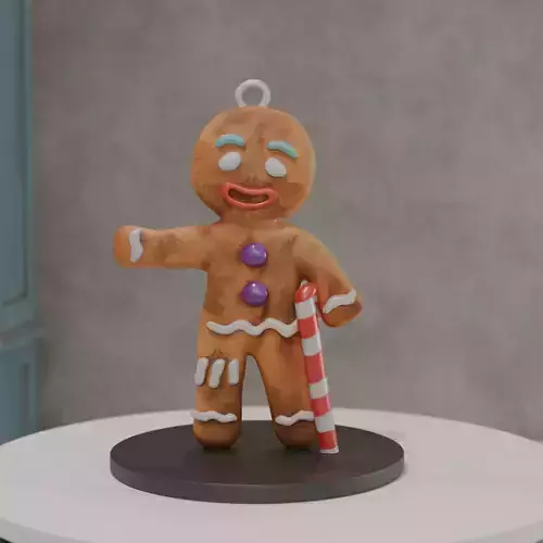 Gingerbread Man 3D print model