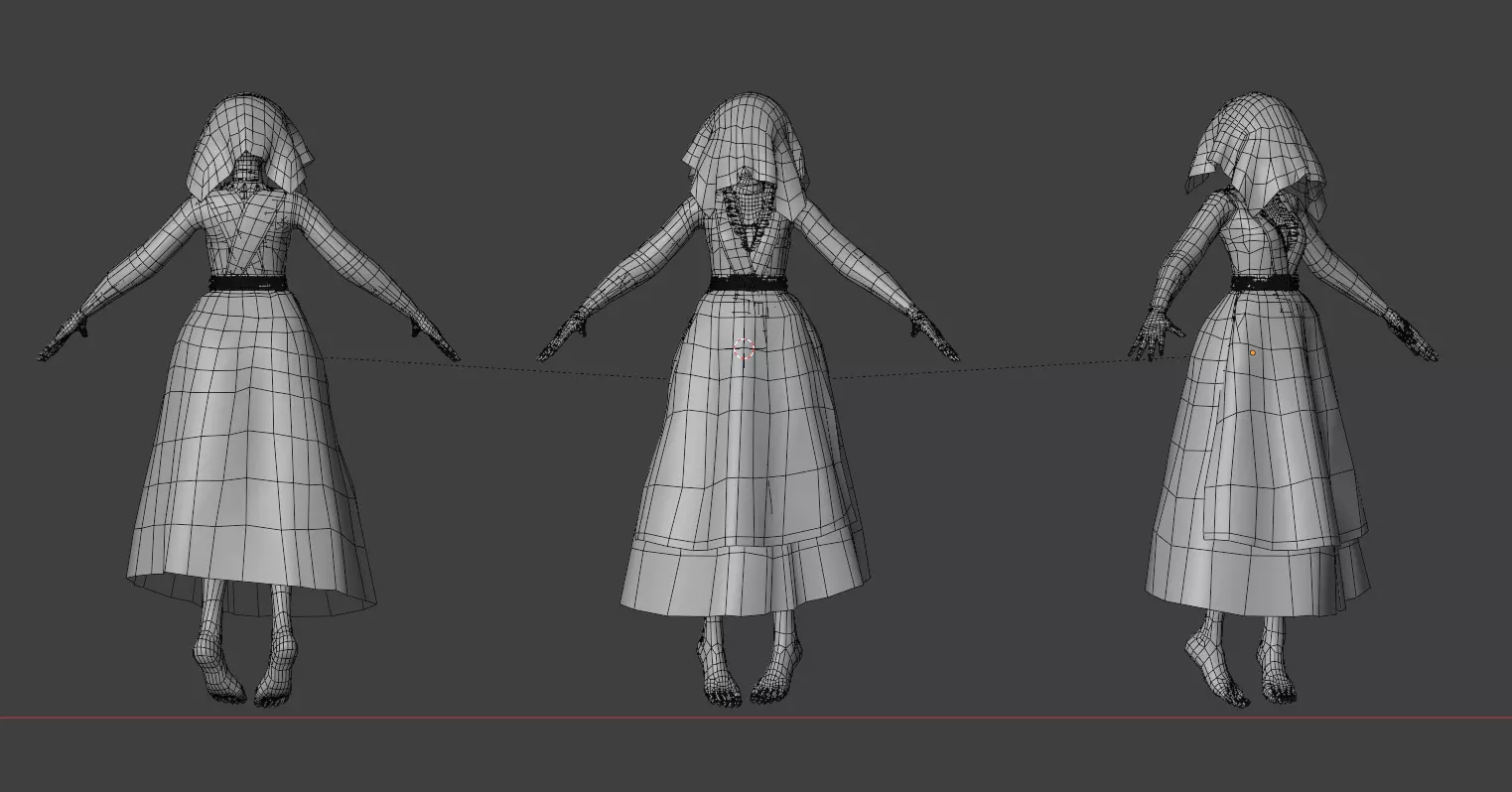 Nurse 3D print model_8