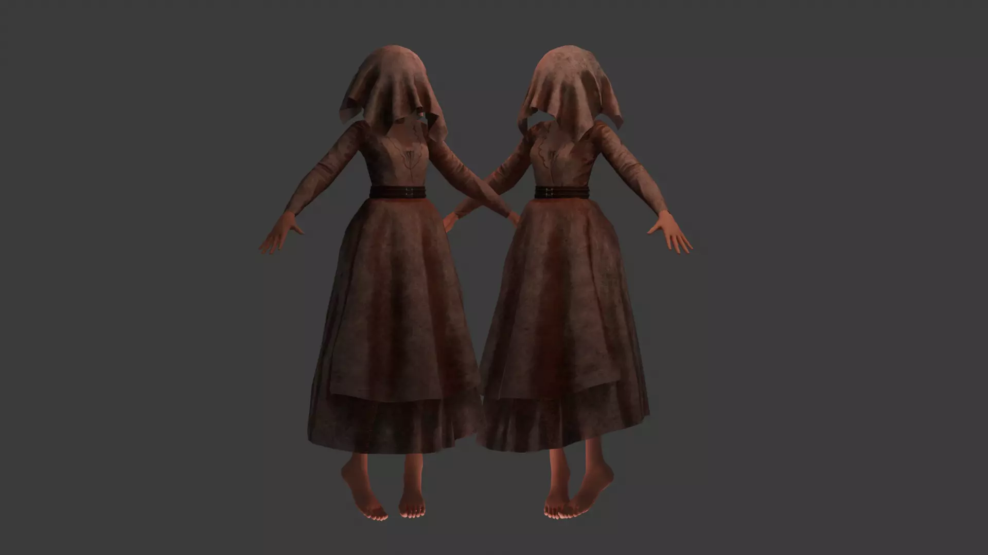 Nurse 3D print model_7