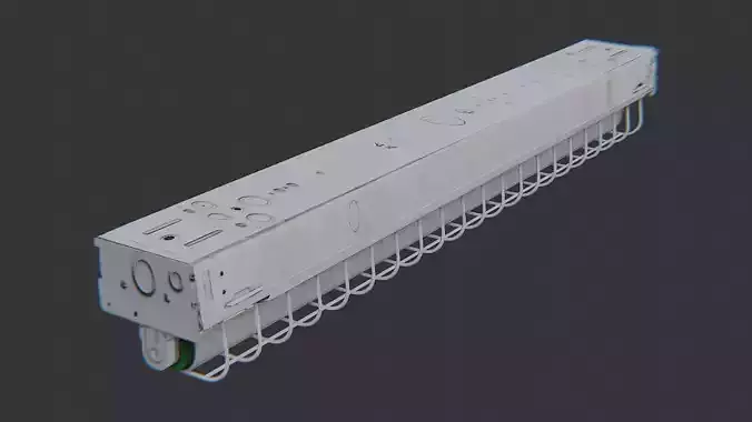 Ceiling Fluorescent Tube Light Fixture Cage