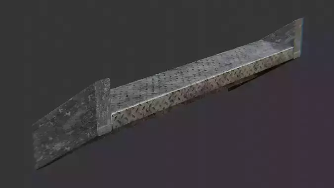 Industrial Metal Stair Middle Section