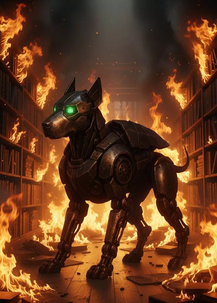 Fahrenheit 451 Mechanical Dog Collectible 3D Printable Model 3D print model_0