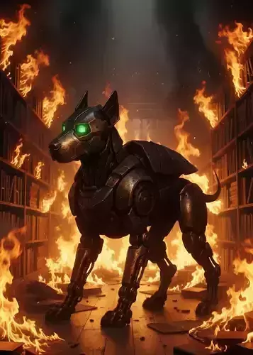 Fahrenheit 451 Mechanical Dog Collectible 3D Printable Model 3D print model Fahrenheit 451 Mechanical Dog Collectible 3D Printable Model 3D print model