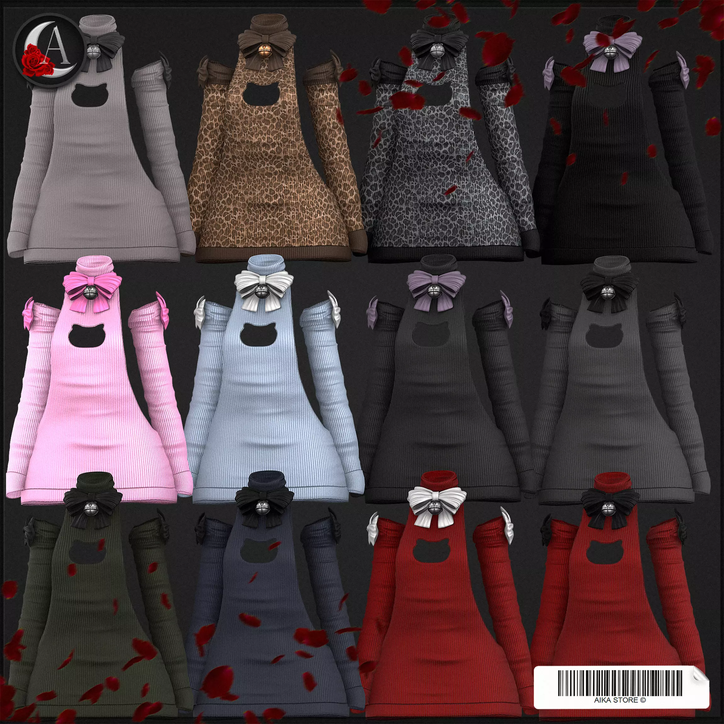 BACKLESS SWEATER Low-poly 3D model_4