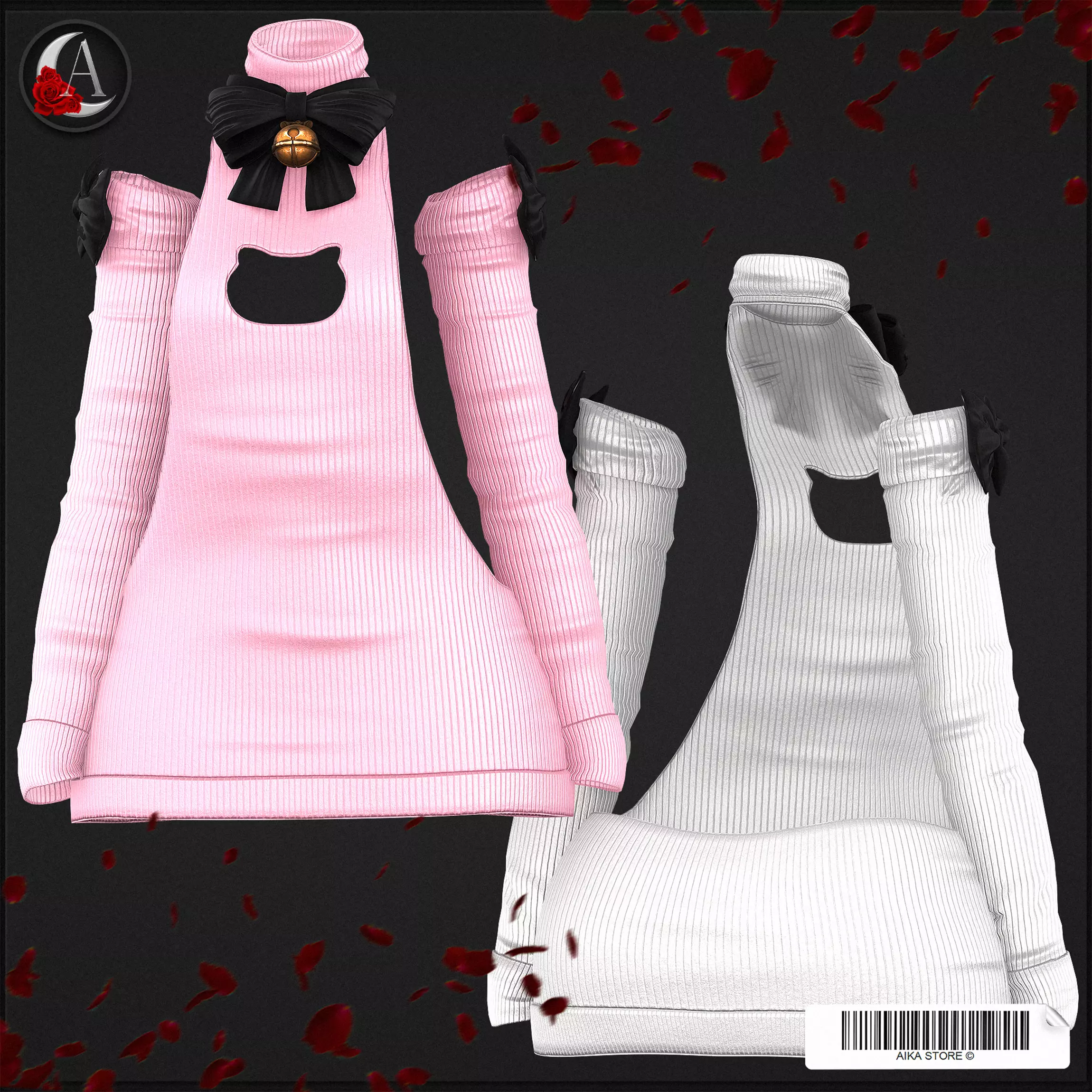 BACKLESS SWEATER Low-poly 3D model_1