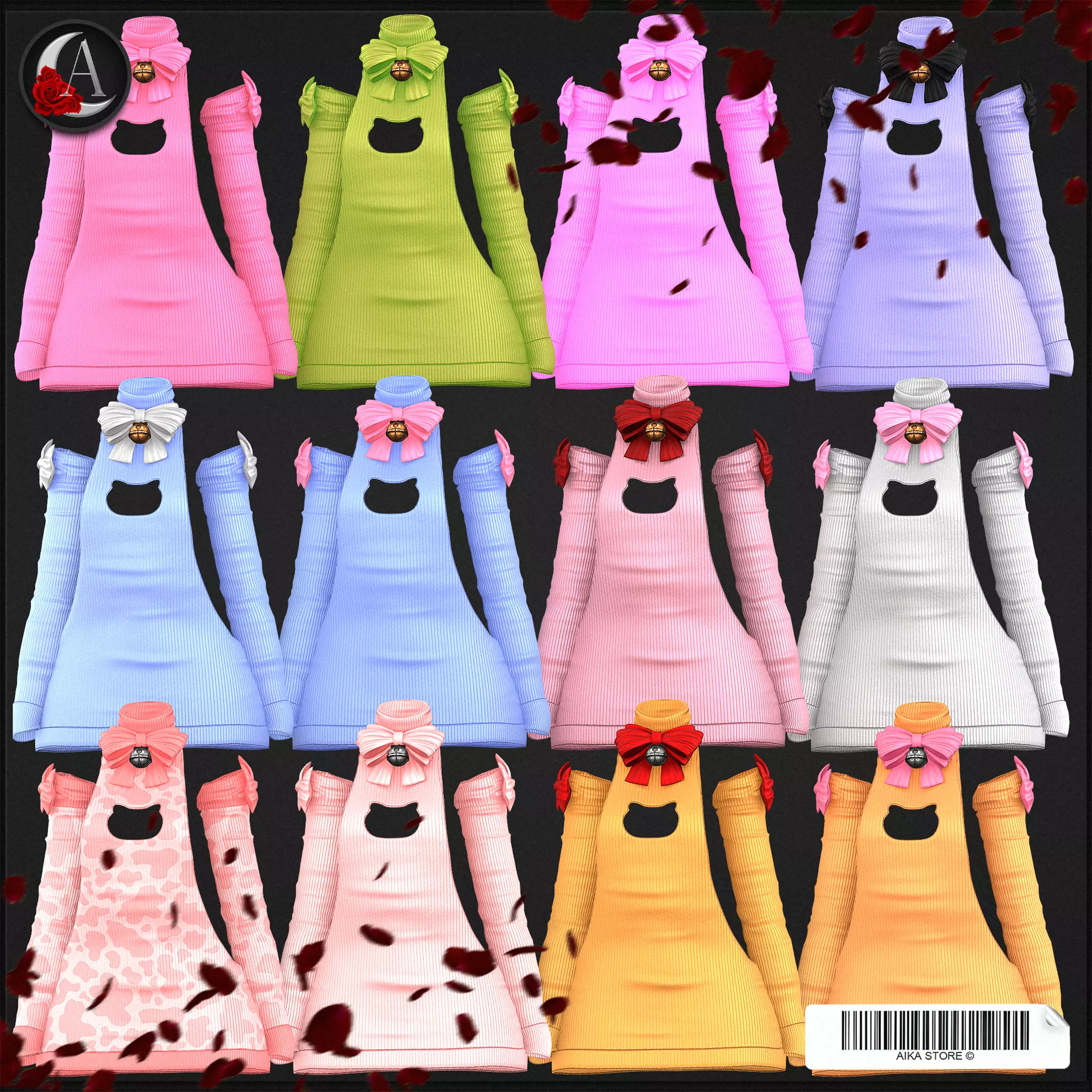 BACKLESS SWEATER Low-poly 3D model_3