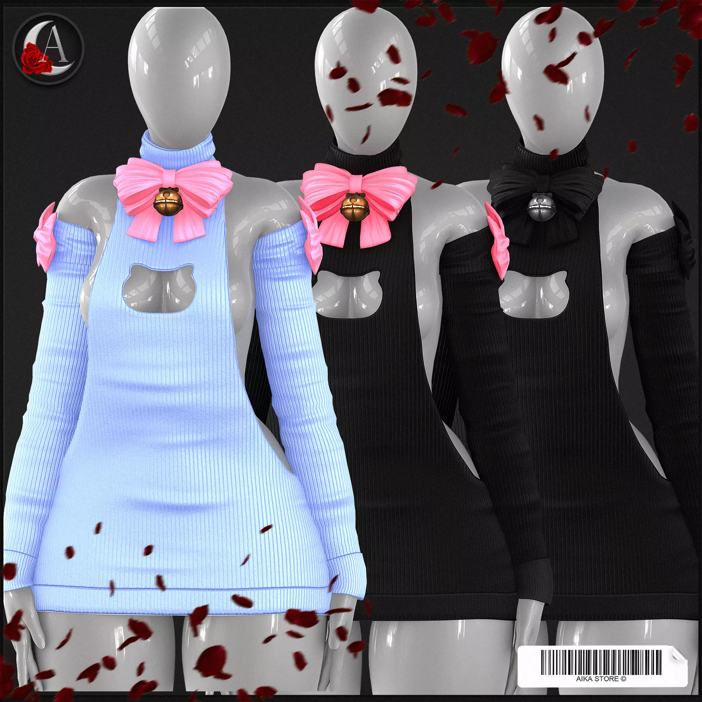 BACKLESS SWEATER Low-poly 3D model_0