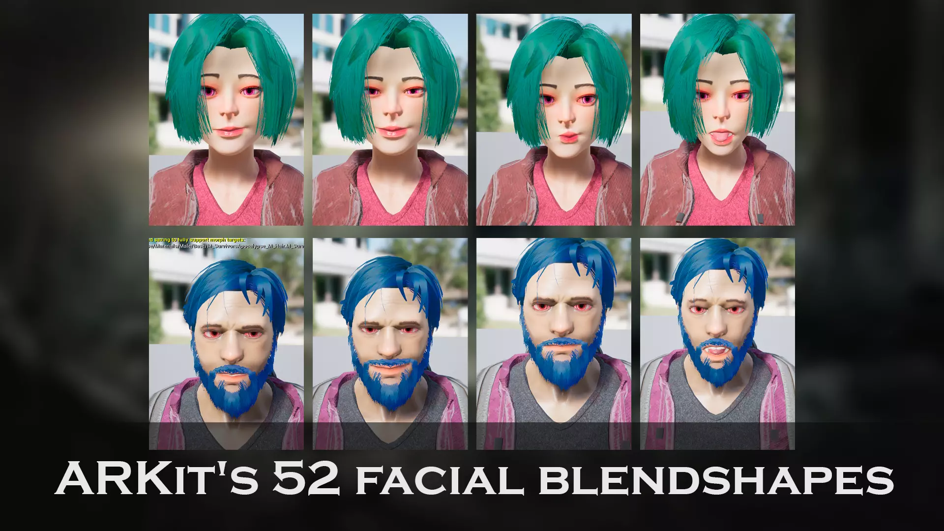 Survivors and Apocalypse Post-Apocalyptic Modular Character Pack Low-poly 3D model_7