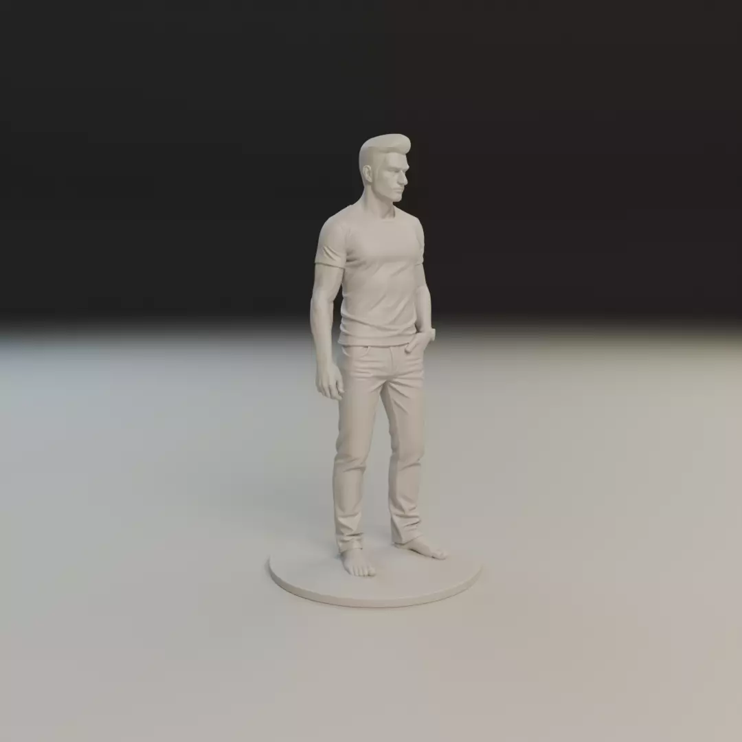 male model 3D print model_11