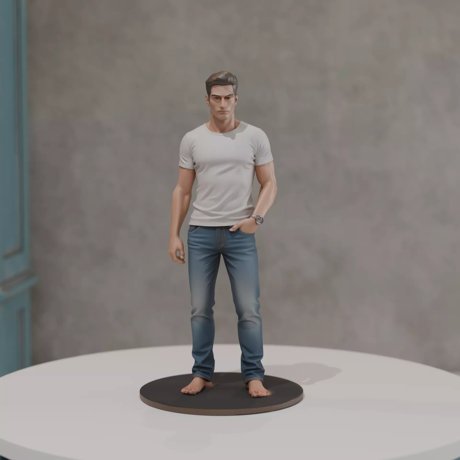 male model 3D print model_0