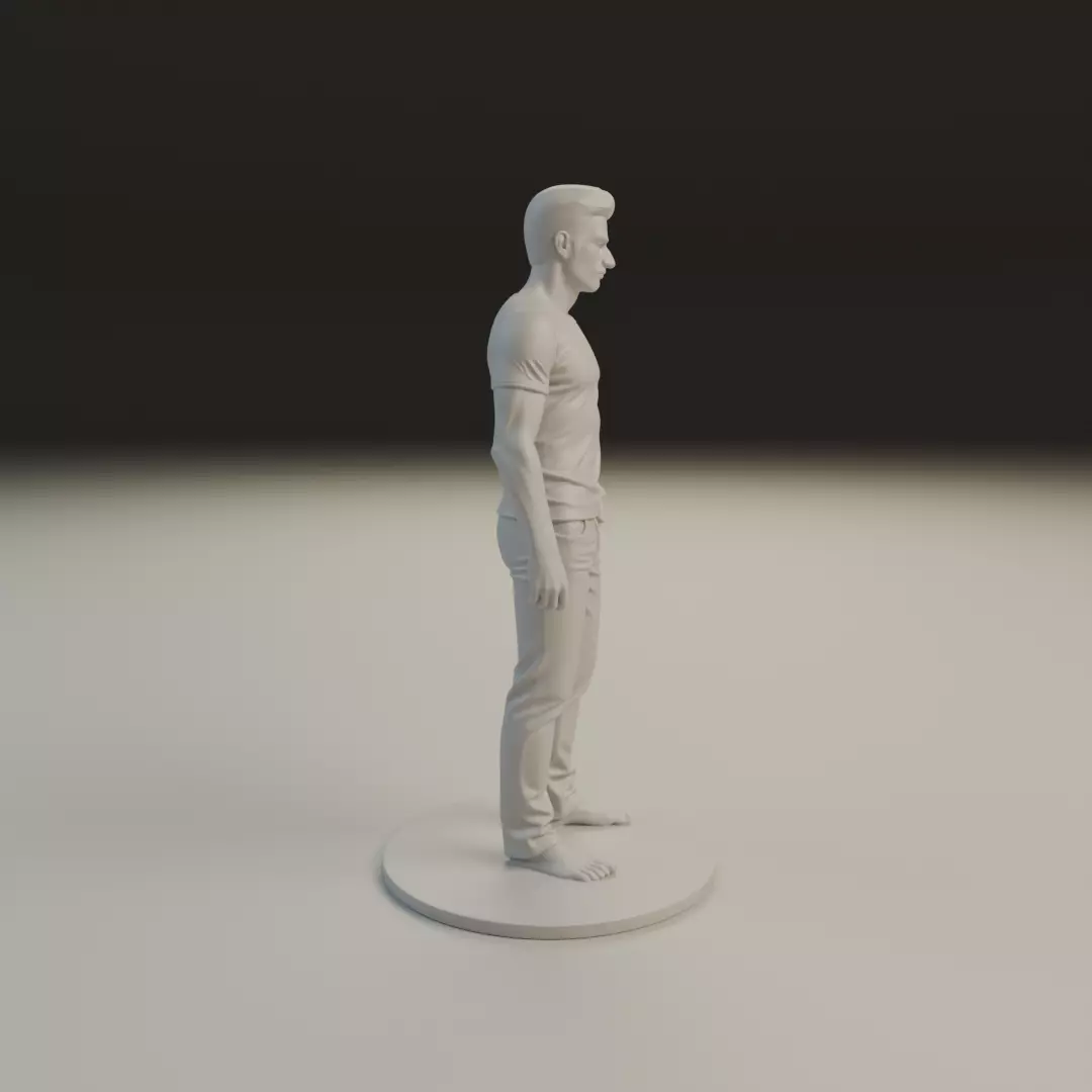 male model 3D print model_1