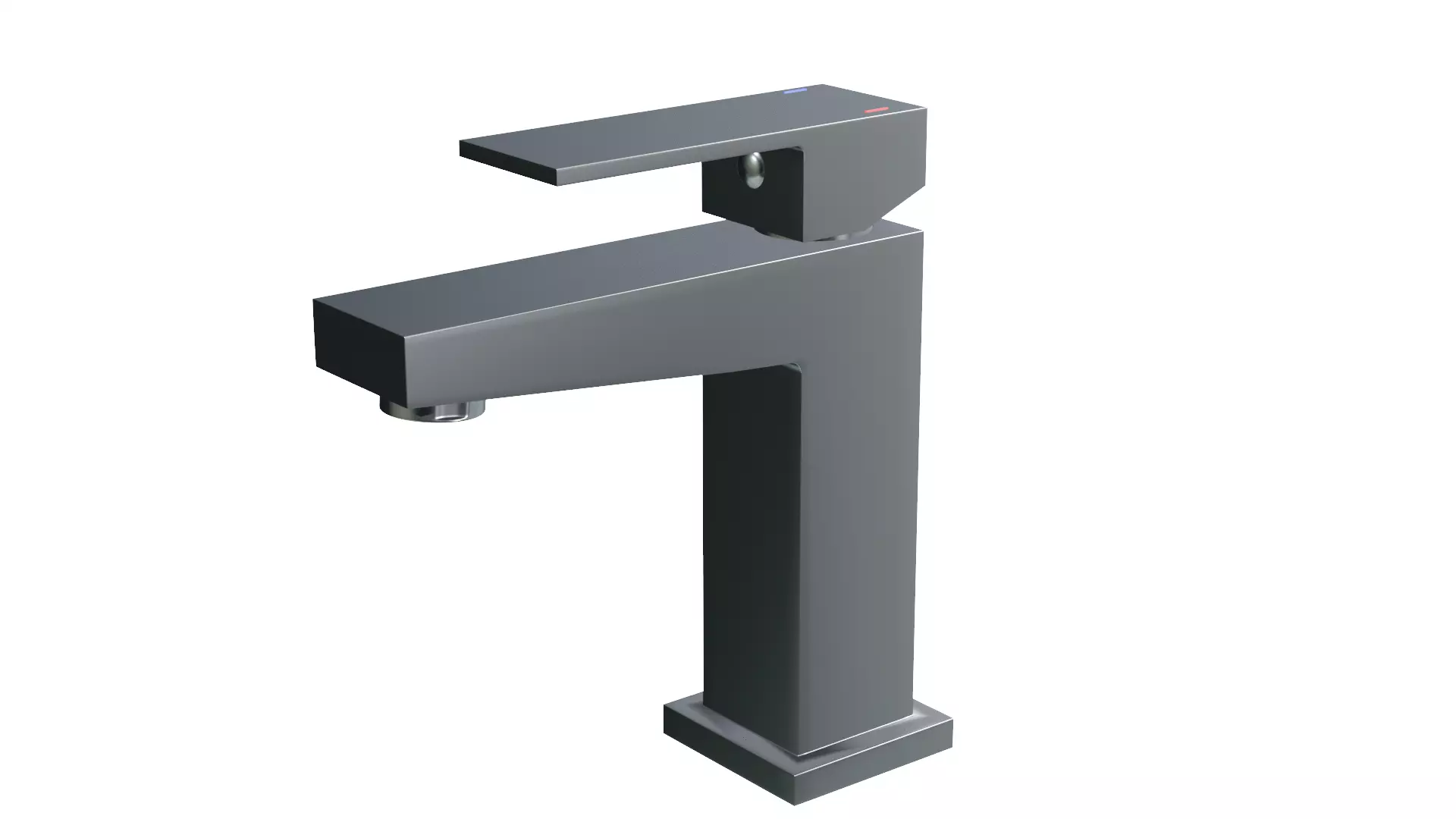 Water tap Low-poly 3D model_8