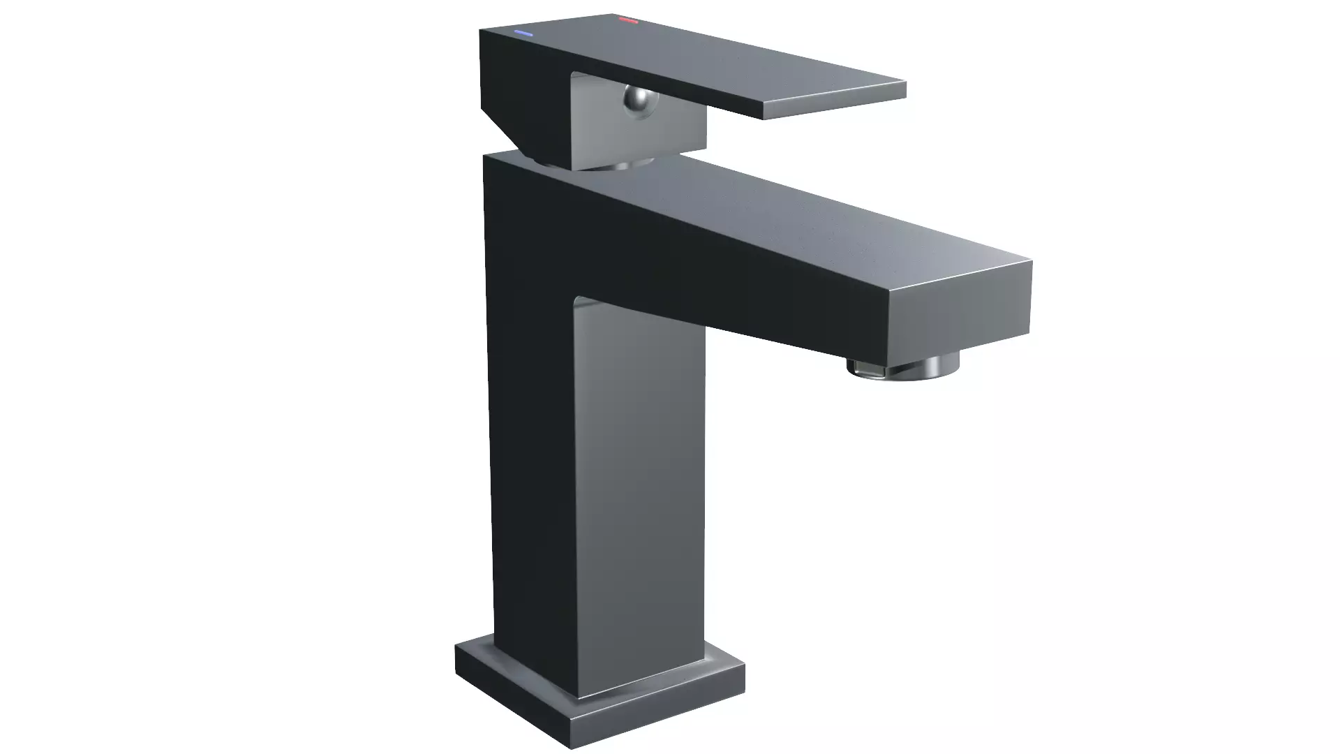 Water tap Low-poly 3D model_2