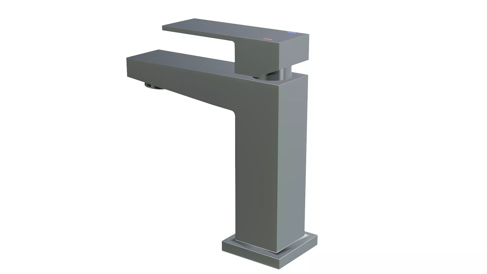 Water tap Low-poly 3D model_6