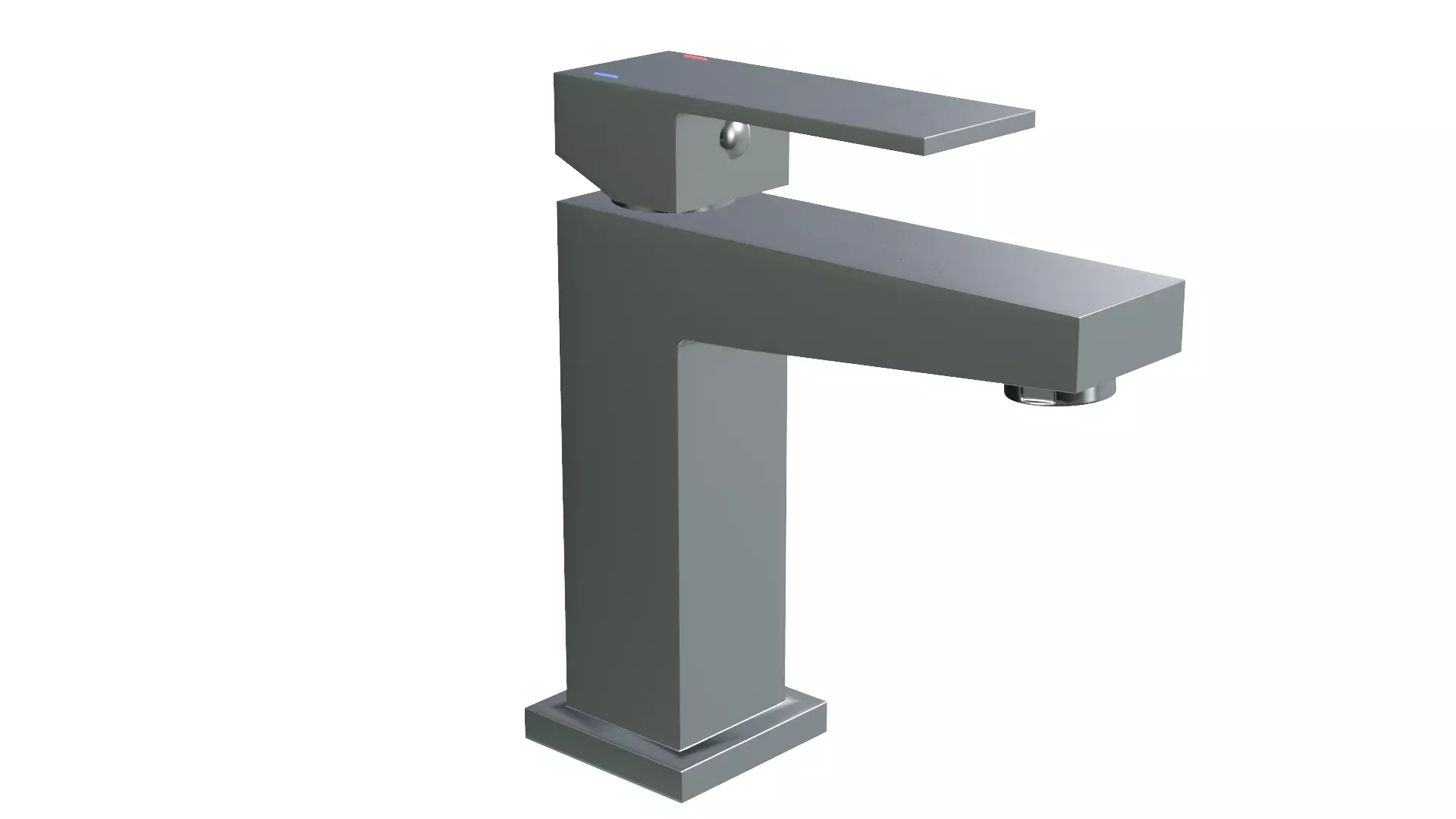 Water tap Low-poly 3D model_9