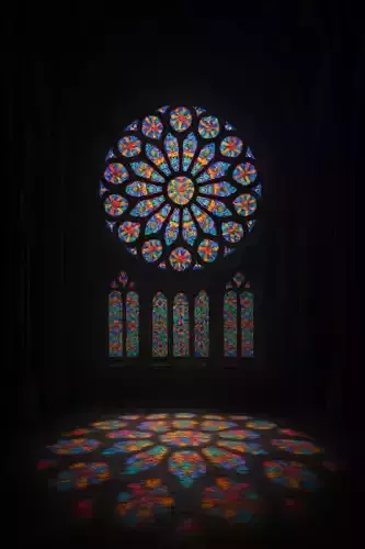 Medieval Rose Window 3D Model