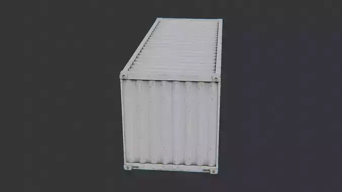 20ft Green Shipping Container Exterior