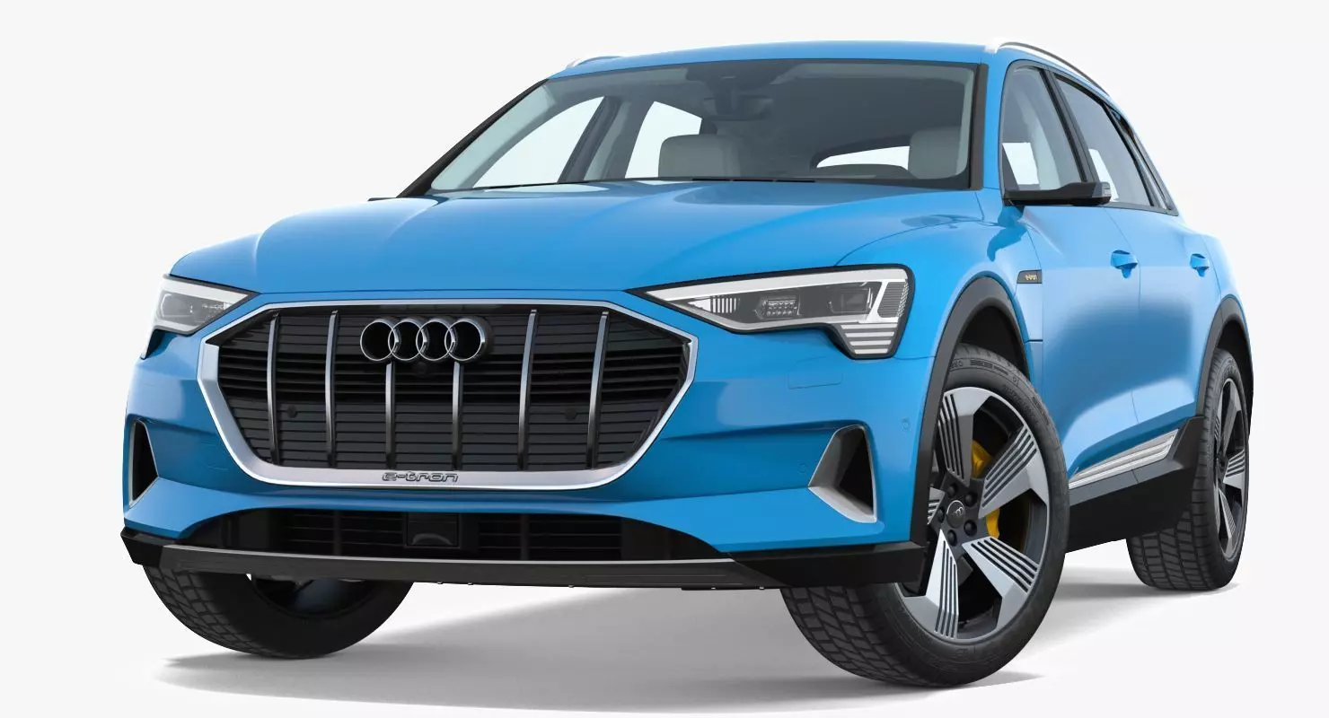 Audi e tron Electric SUV 3D Model Low-poly 3D model_3