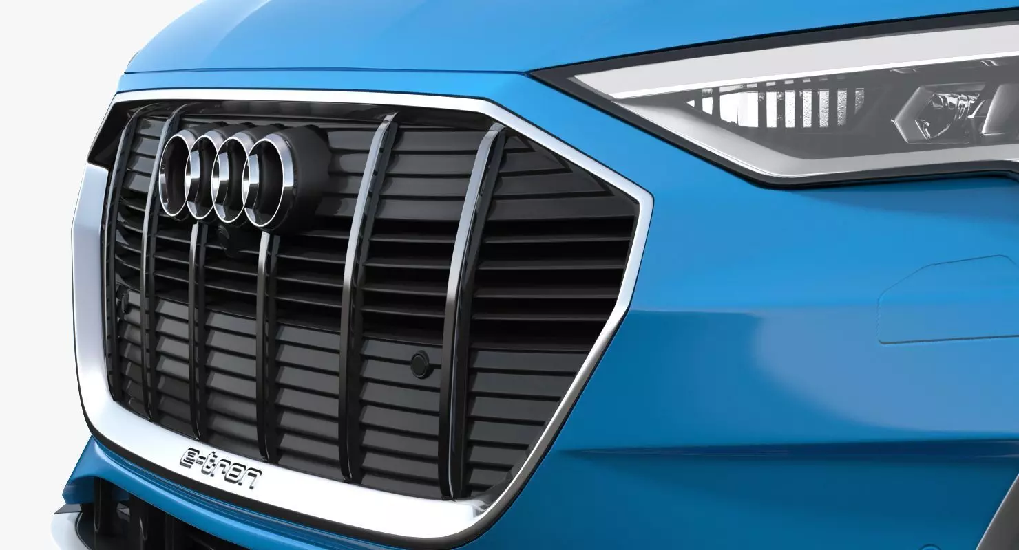 Audi e tron Electric SUV 3D Model Low-poly 3D model_15