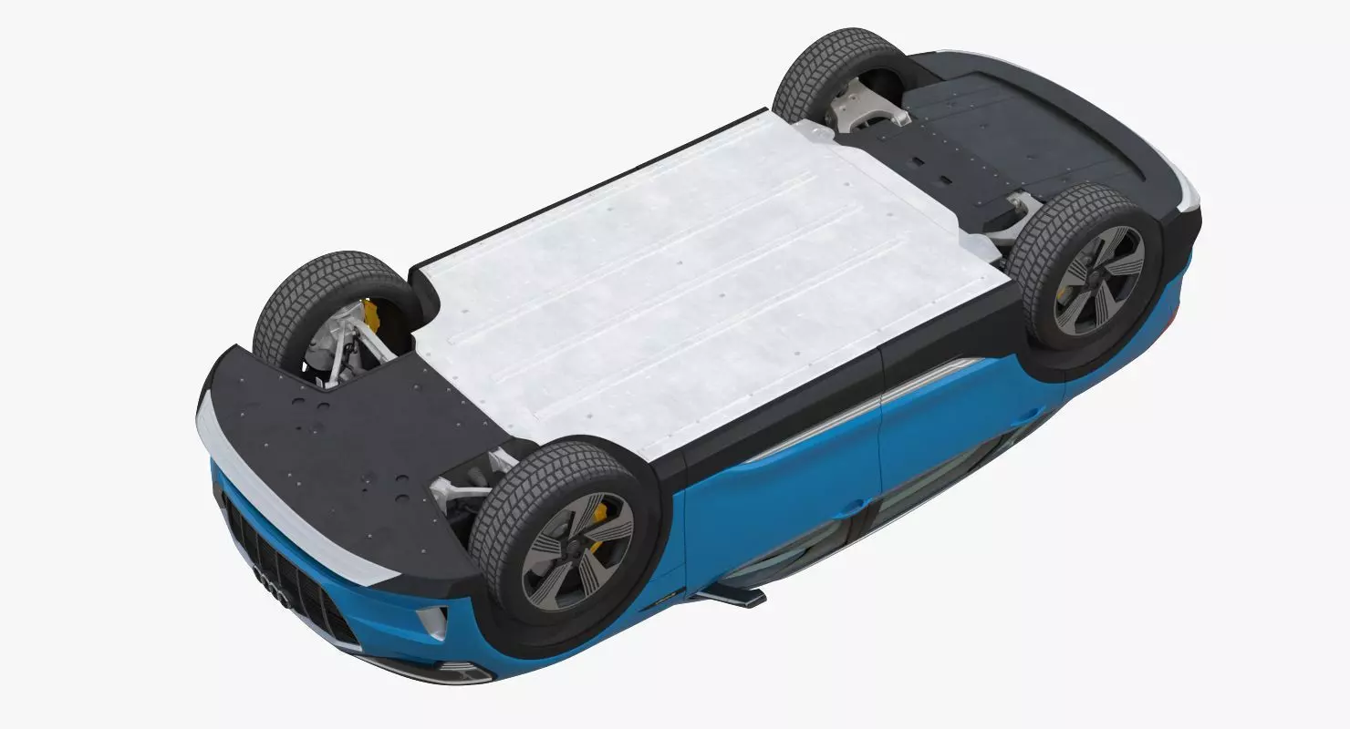 Audi e tron Electric SUV 3D Model Low-poly 3D model_6