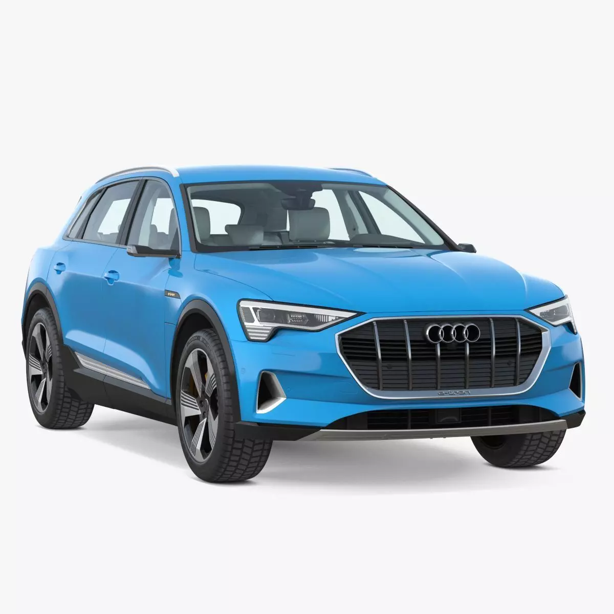 Audi e tron Electric SUV 3D Model Low-poly 3D model_29