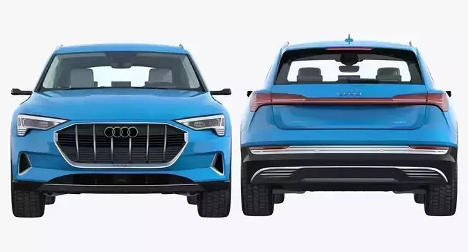 Audi e tron Electric SUV 3D Model Low-poly 3D model Audi e tron Electric SUV 3D Model Low-poly 3D model