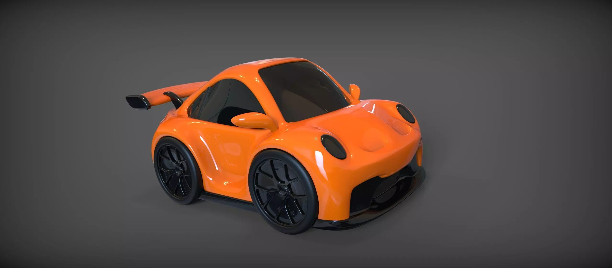 Porsche GT3 Toy Car Ready to Print 3D print model_2