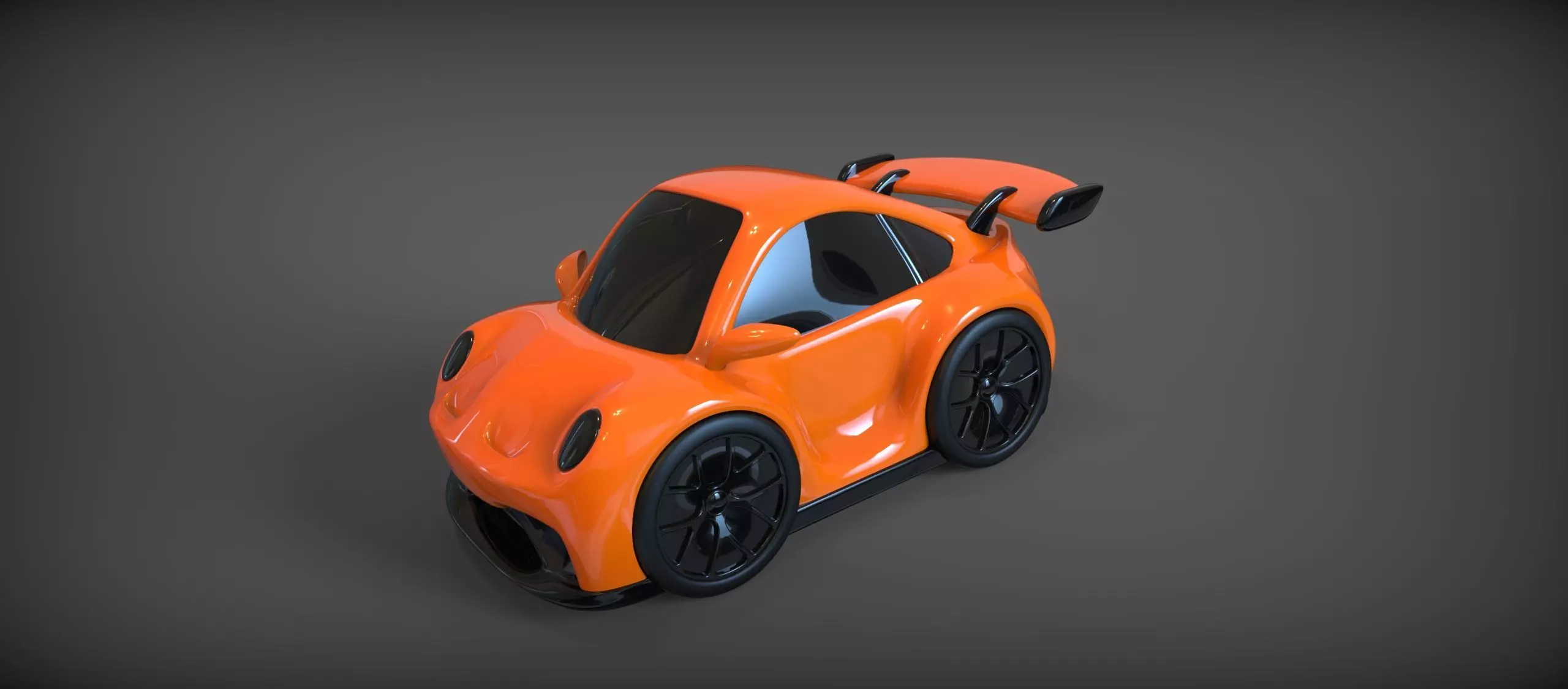 Porsche GT3 Toy Car Ready to Print 3D print model_1