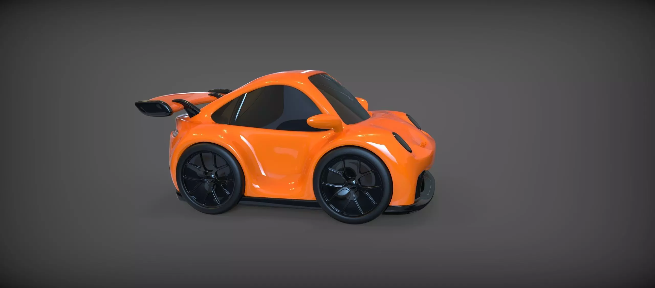 Porsche GT3 Toy Car Ready to Print 3D print model_3