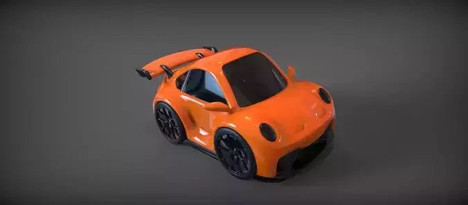 Porsche GT3 Toy Car Ready to Print