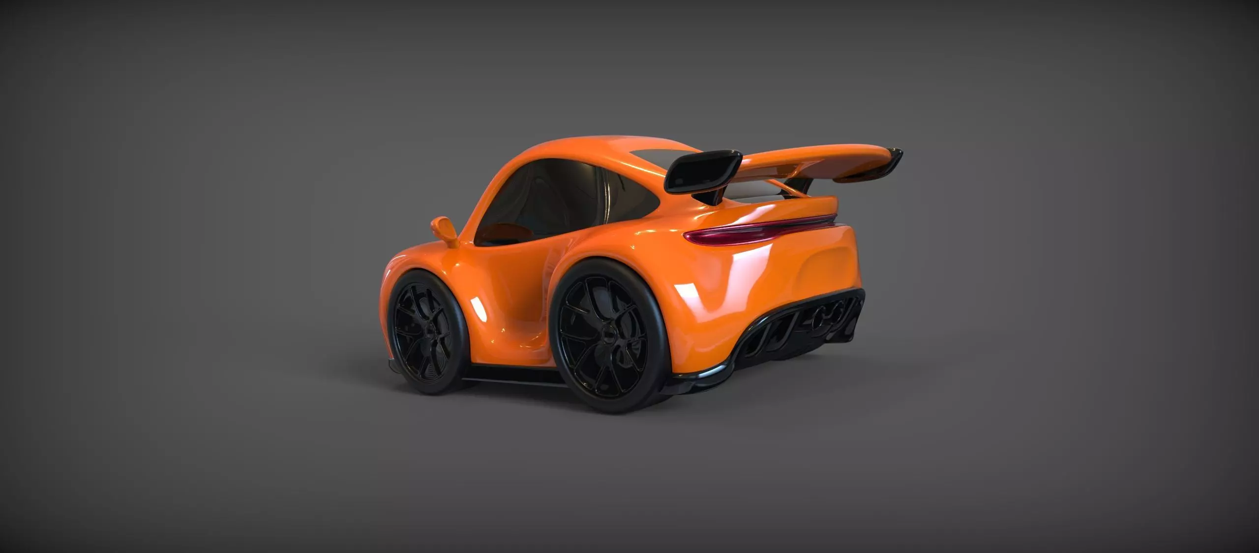 Porsche GT3 Toy Car Ready to Print 3D print model_5