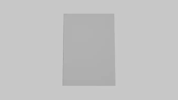 Paper Bag - Geometry Only No Textures No Materials