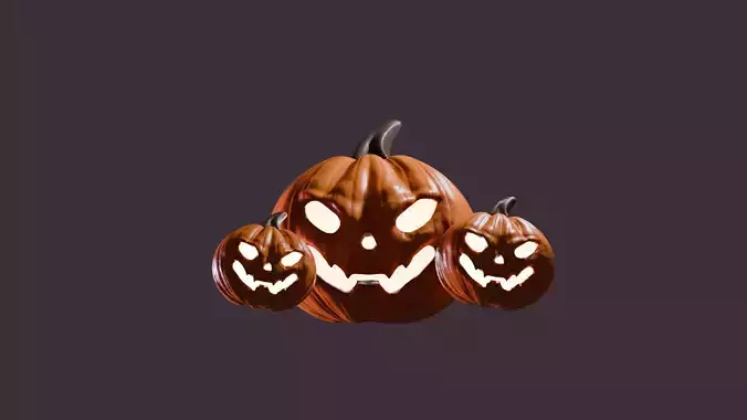 Halloween Pumpkin 3D model
