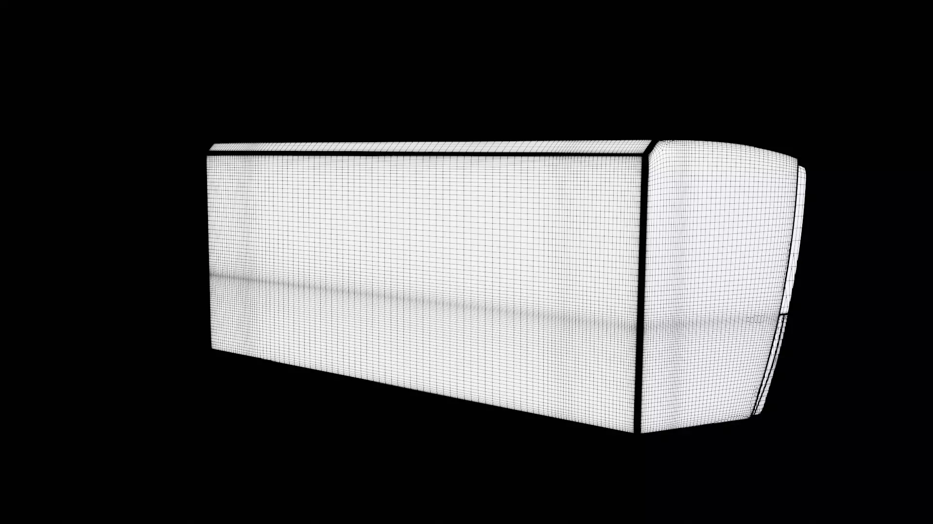 AC - Air Conditioner Low-poly 3D model_9