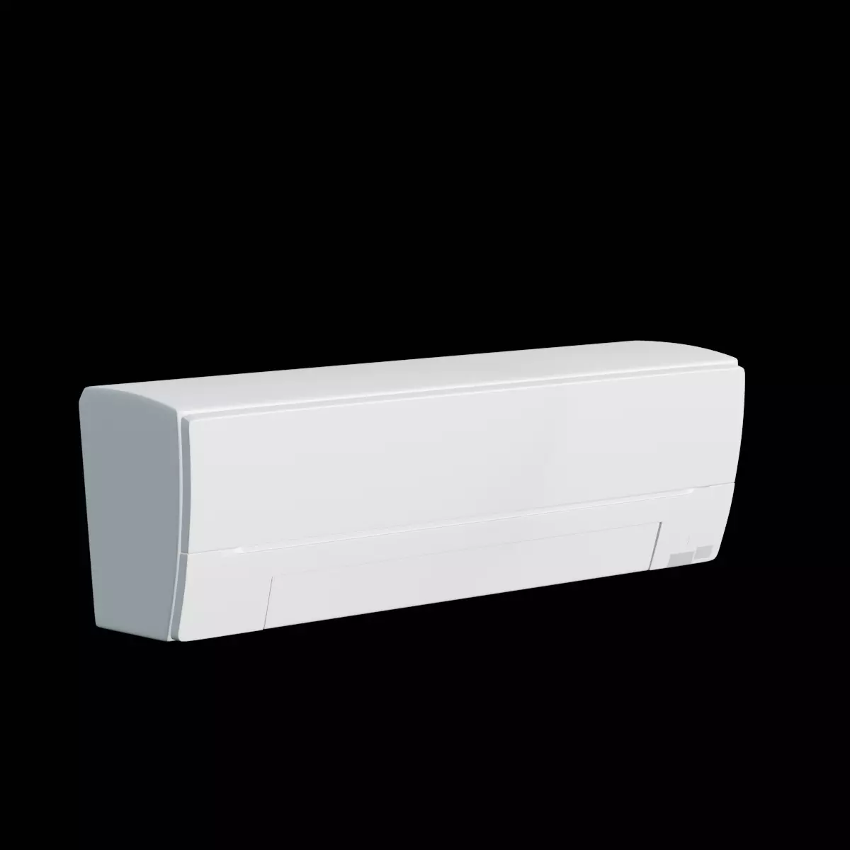 AC - Air Conditioner Low-poly 3D model_0