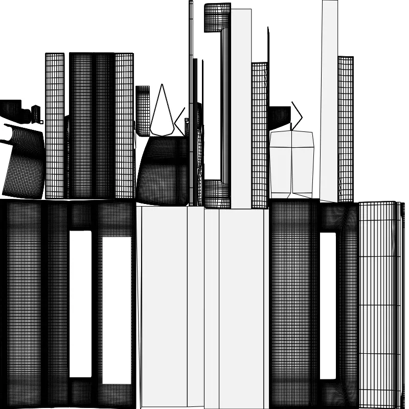 AC - Air Conditioner Low-poly 3D model_10