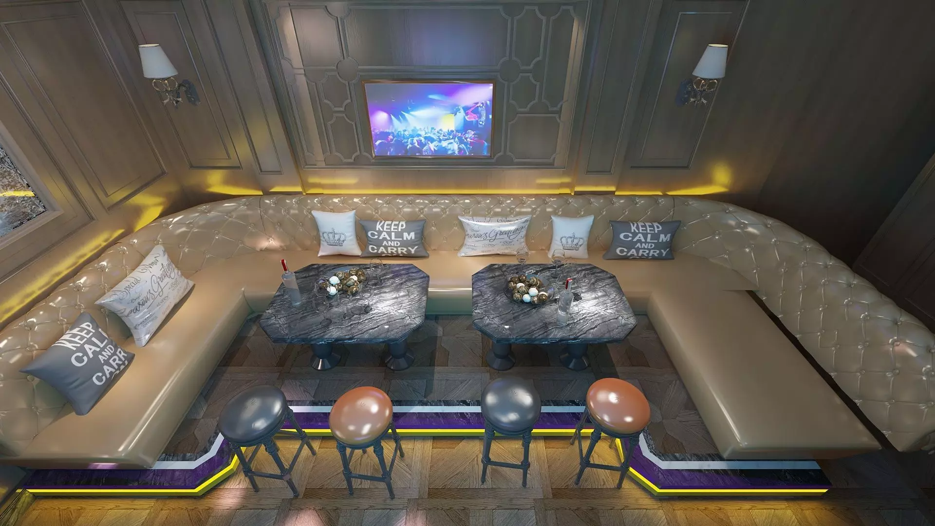 VIP Private Cinema 3D model_1