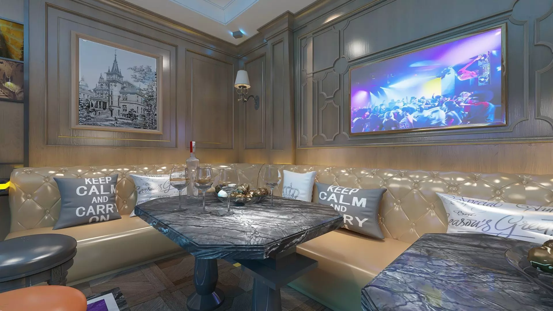 VIP Private Cinema 3D model_8