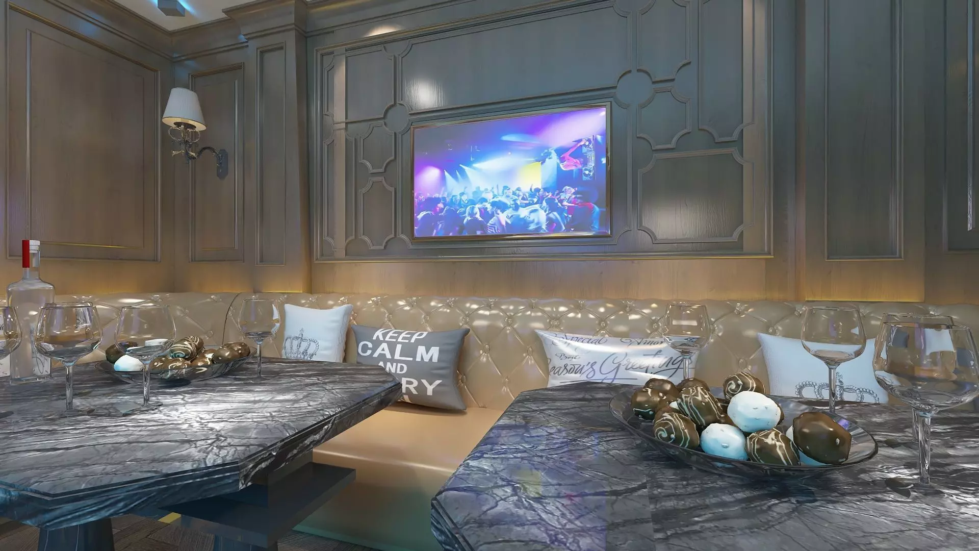 VIP Private Cinema 3D model_7