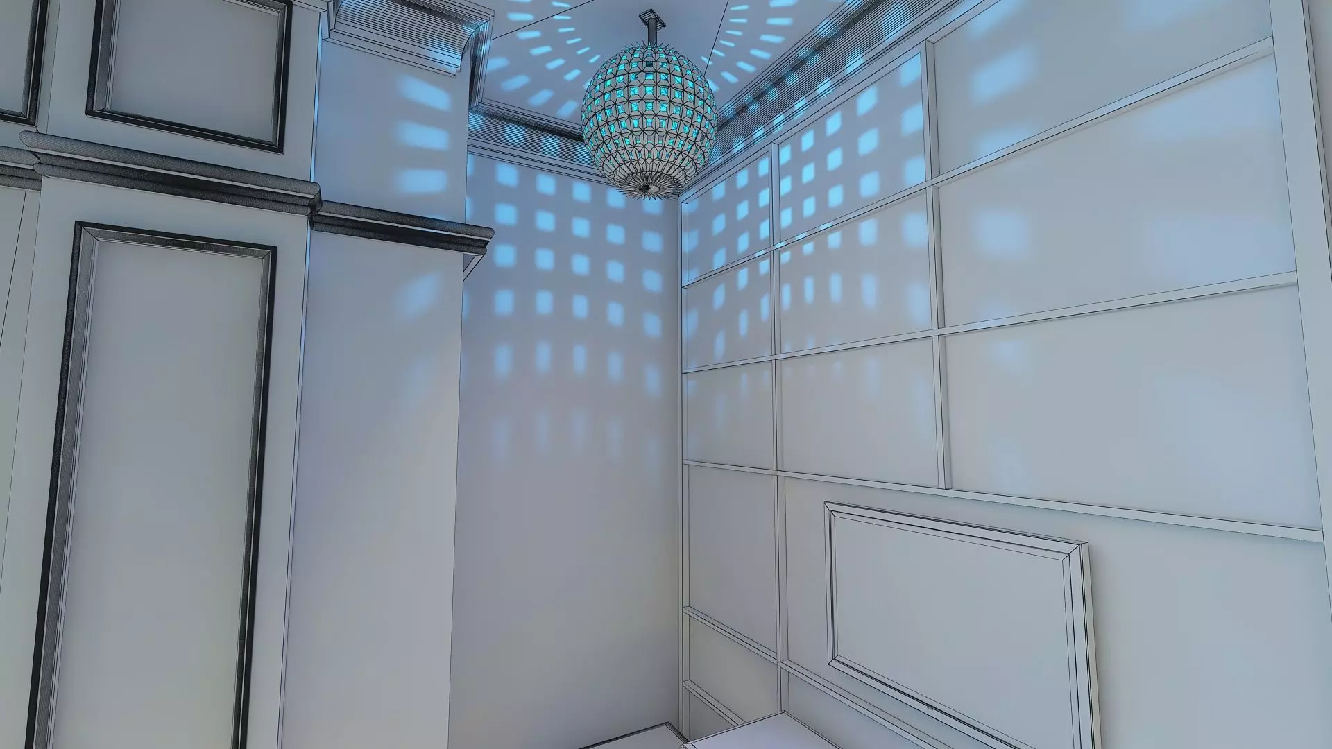 VIP Private Cinema 3D model_12