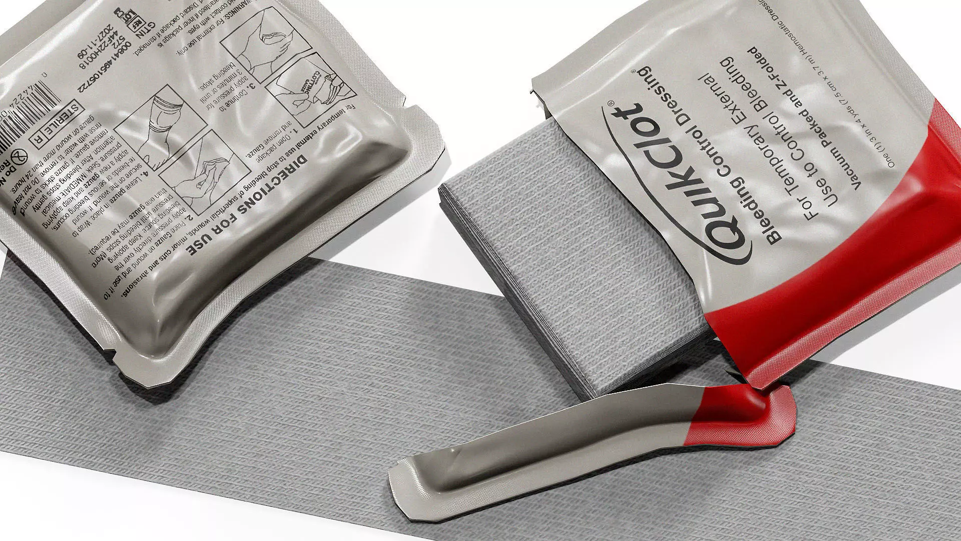 MEDICAL FIRST AID ITEMS Low-poly 3D model_4