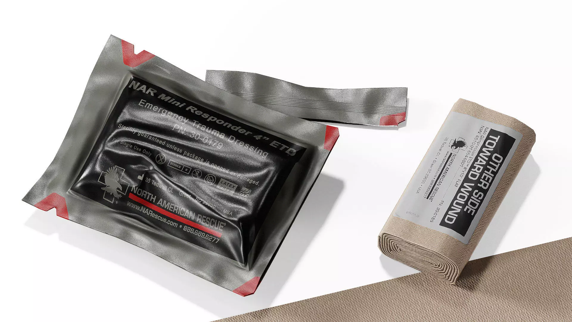 MEDICAL FIRST AID ITEMS Low-poly 3D model_6