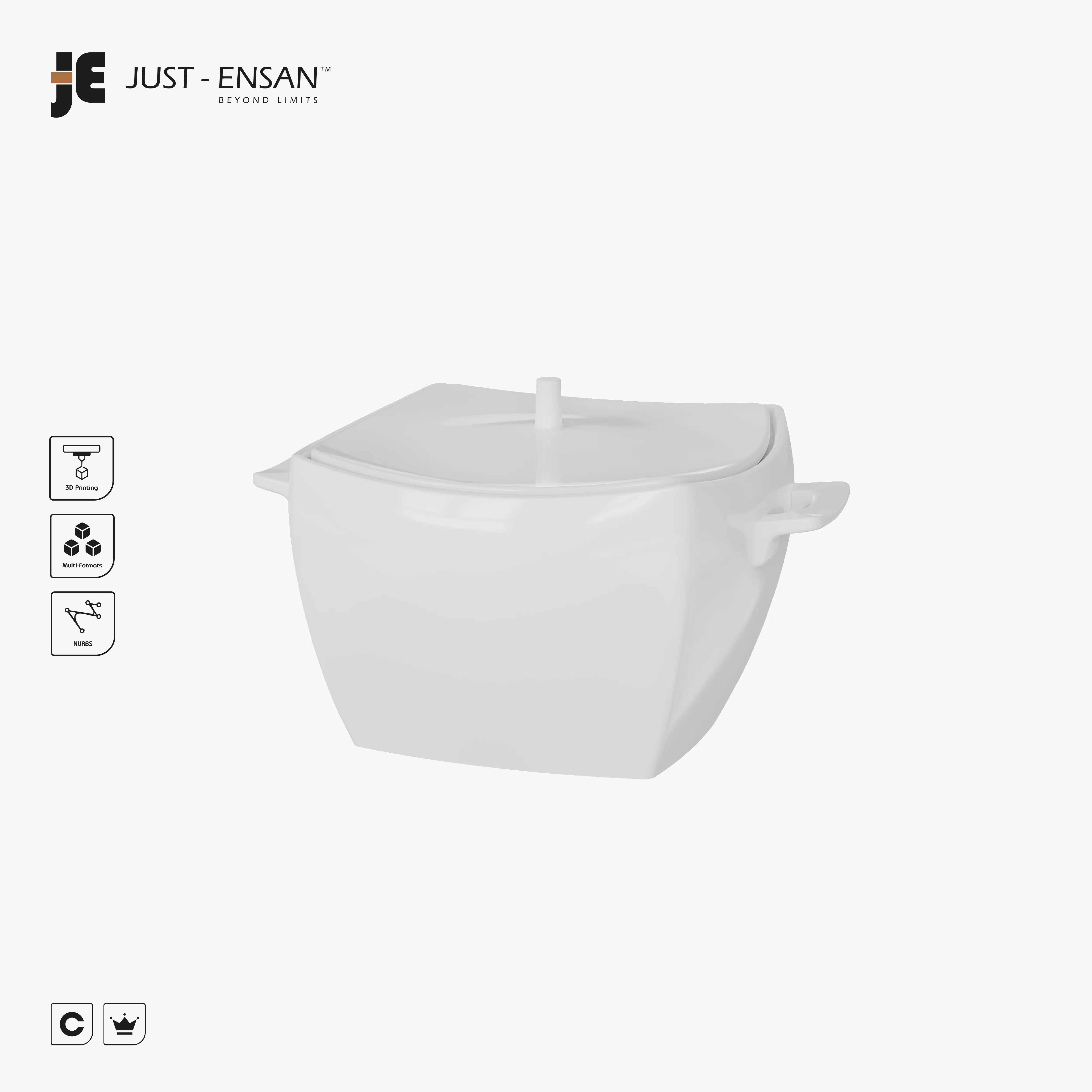 Porcelain Soup Bowl 3D print model